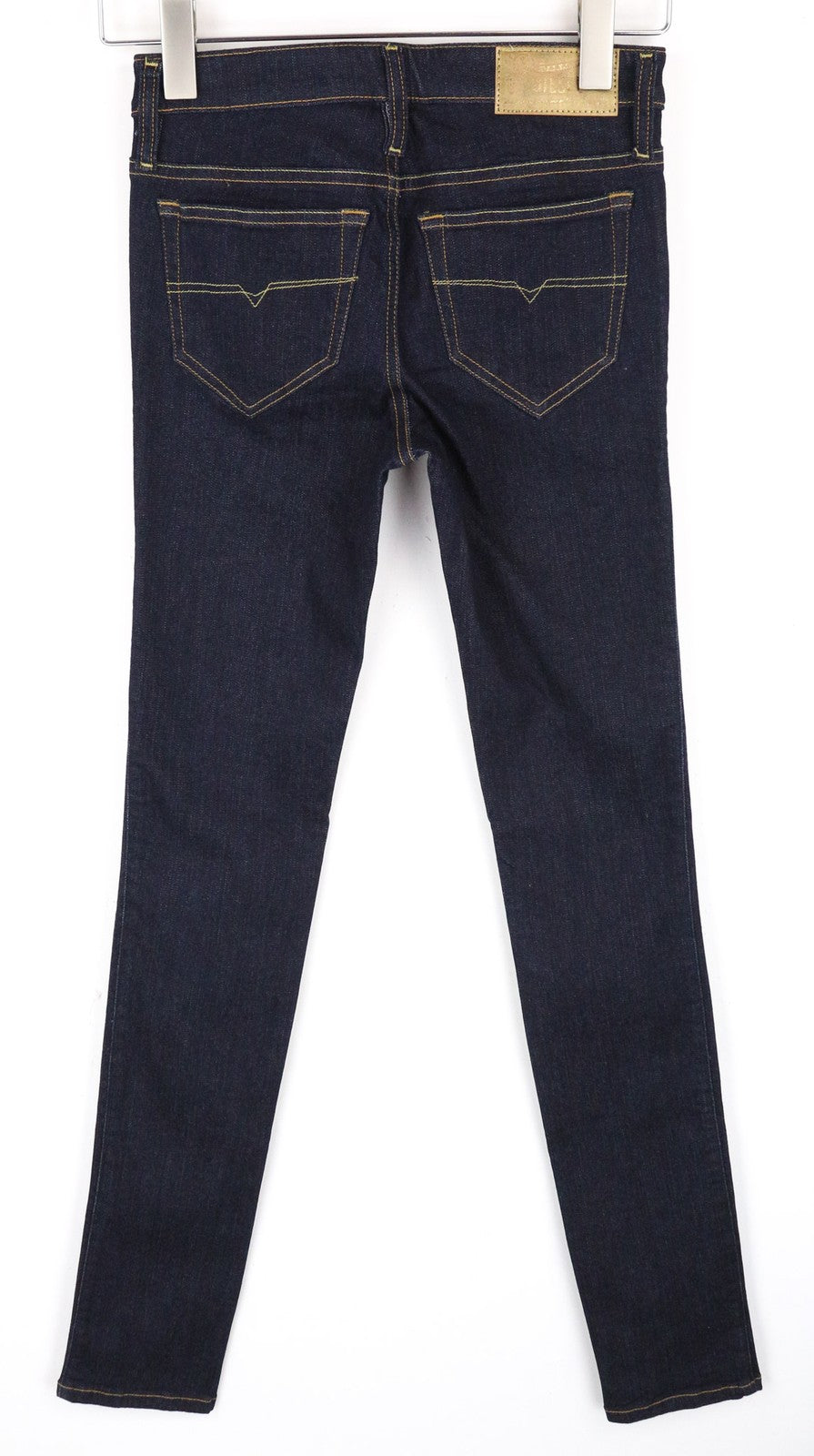 DIESEL Skinzee 0813C Women Jeans W25/L32 Super Slim Skinny Blue Cotton Stretch