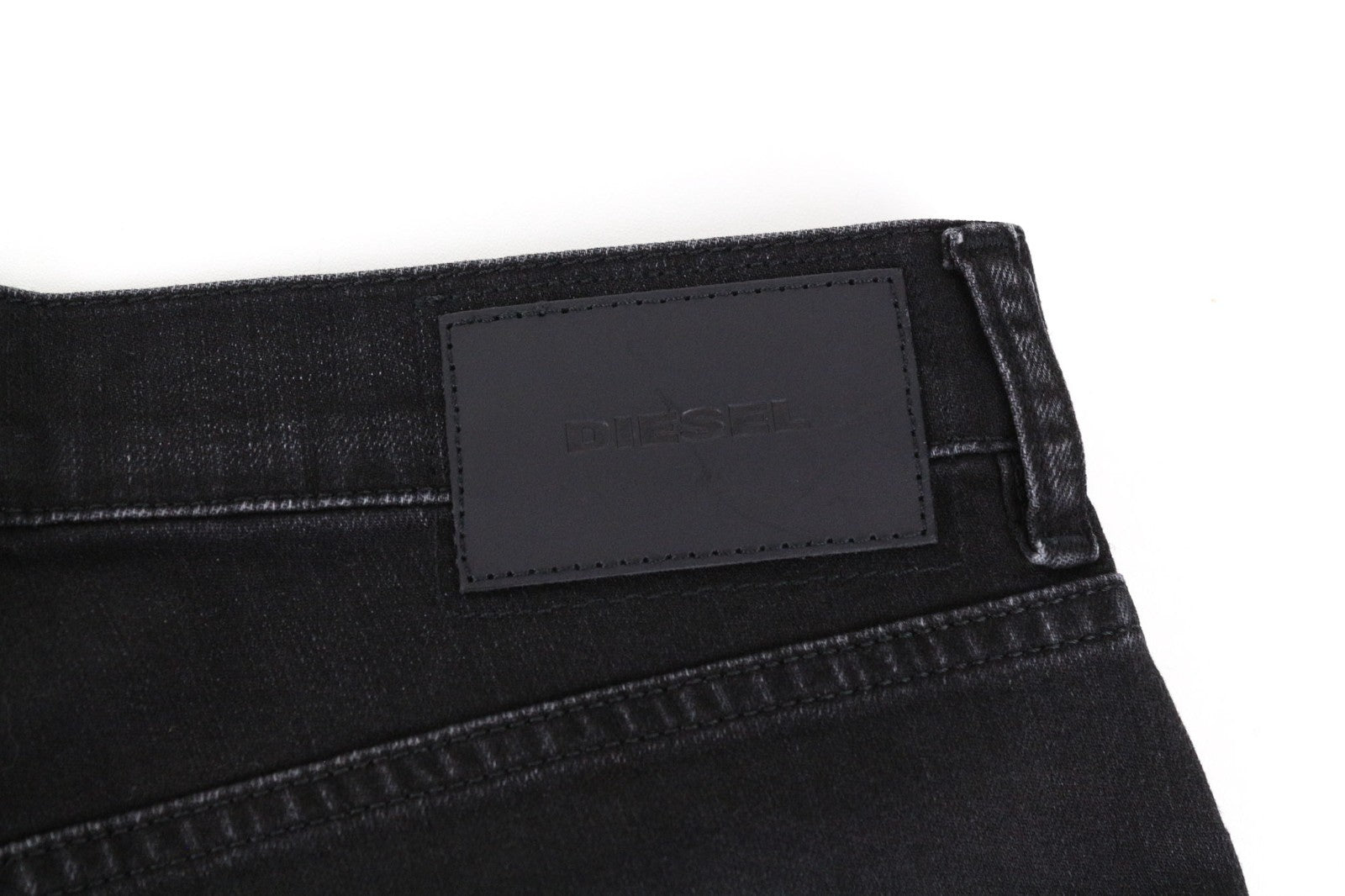 DIESEL Aryel 069BG Women Jeans W26/L32 Straight Fit Black Cotton Stretch Wash