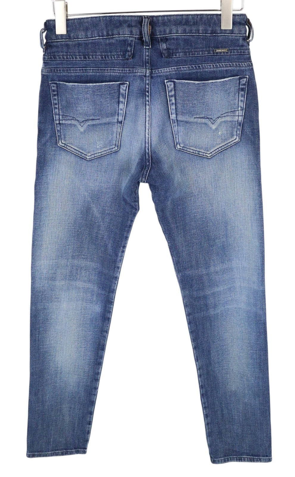 DIESEL D-Bazer 0870H Men Jeans W27/L32 Boys Tapered Washed Blue Cotton Stretch