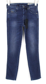 DIESEL Babhila 083AE Women Jeans W23/L32 Dark Blue Slim Skinny Stretch Girls