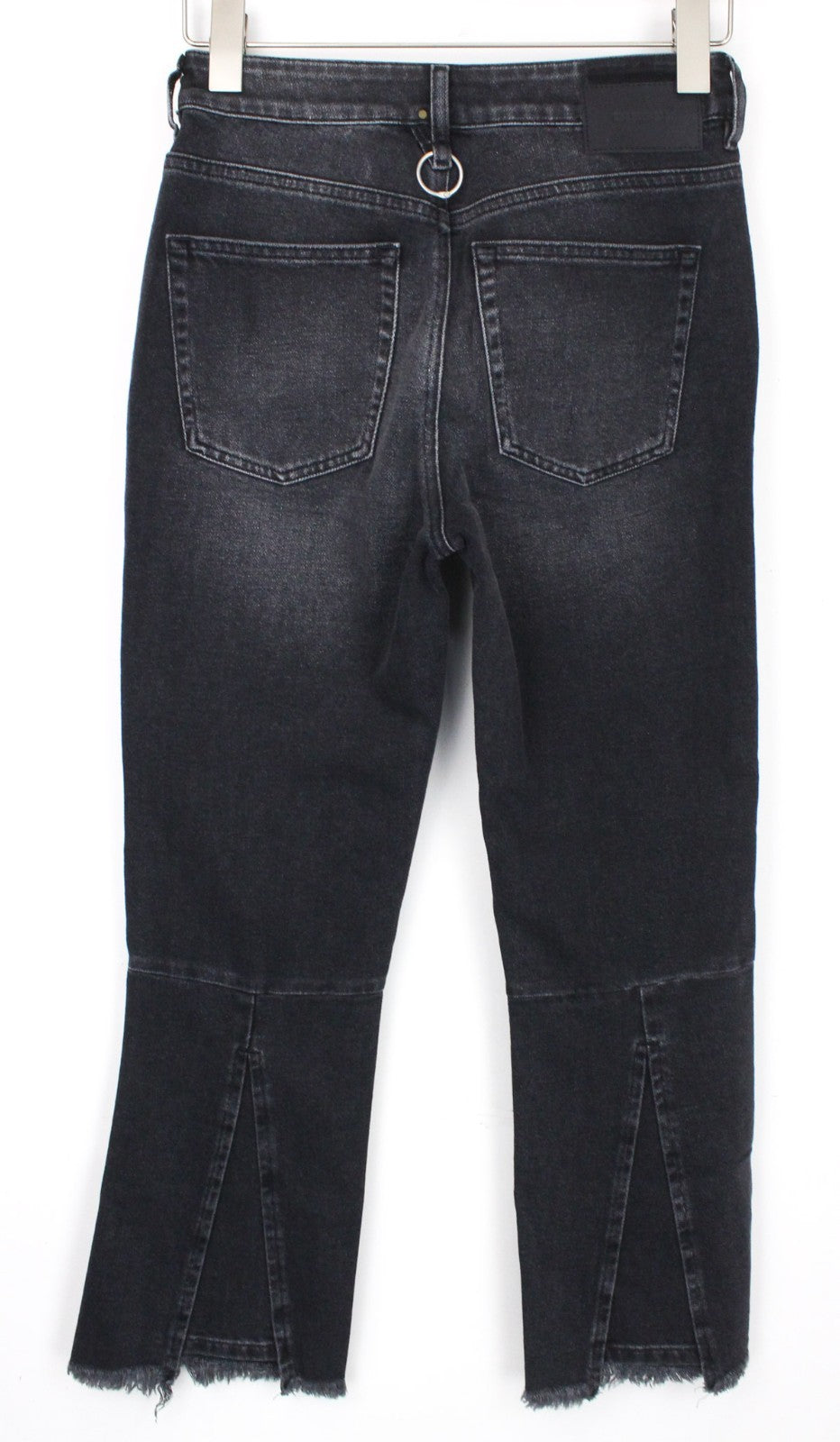 DIESEL D-Earlie 080AP Women Jeans W26/L32 Slim Fit Zip Pocket Grey Cotton Blend