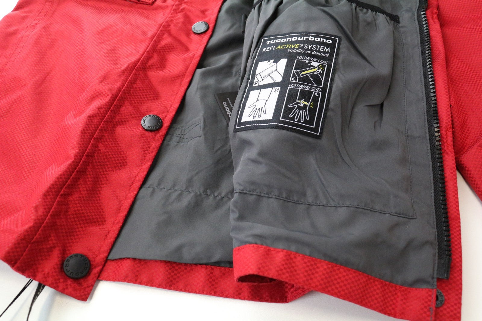 TUCANO URBANO Tina Women Jacket XS Red Waterproof Motorcycle Breathable Taped