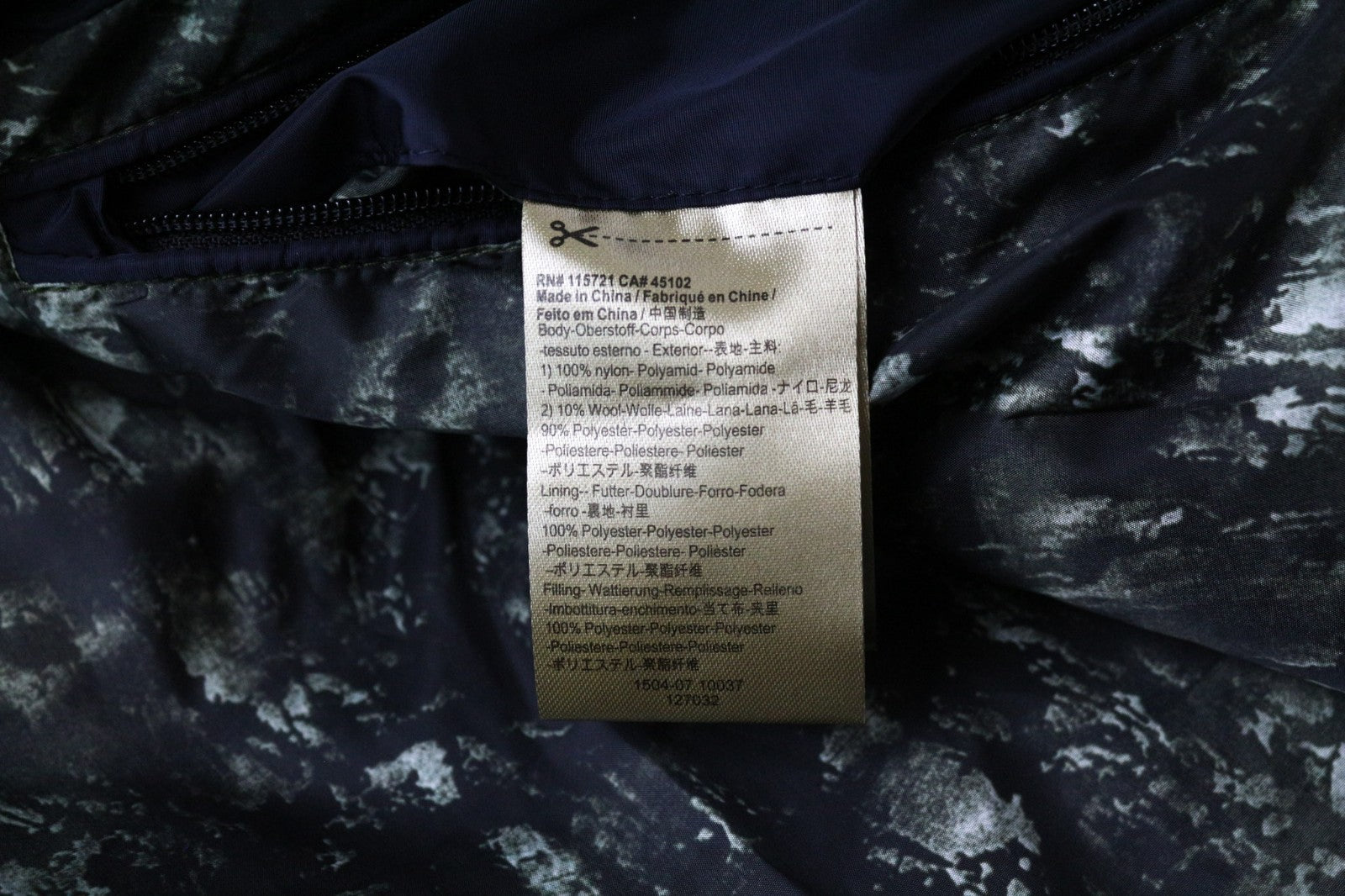 SCOTCH & SODA Ams Couture Men Jacket XL Grey Blue Wool Blend 2in1 Gilet Hooded
