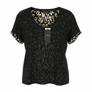 Black Cotton T-Shirt