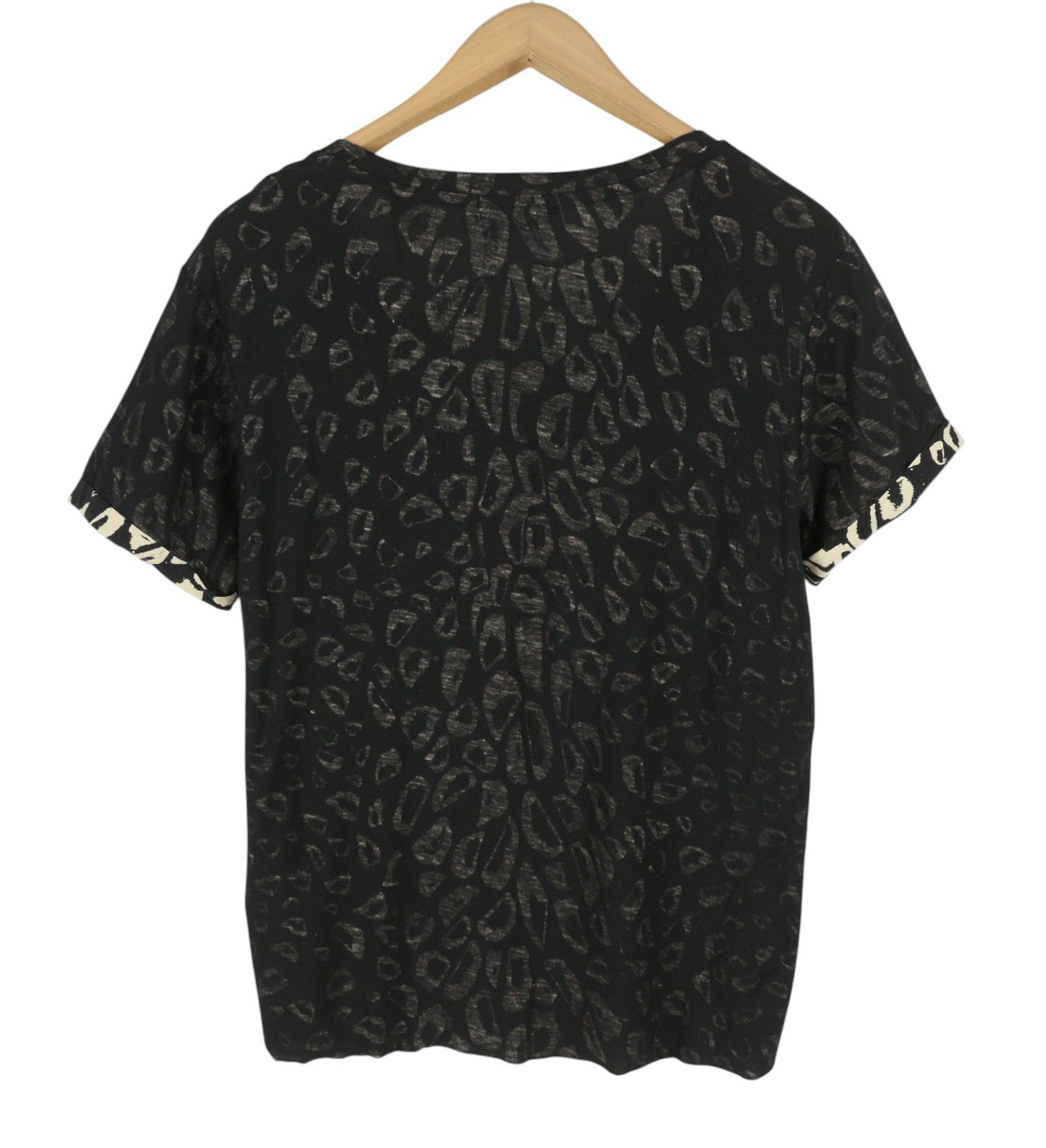 Black Cotton T-Shirt