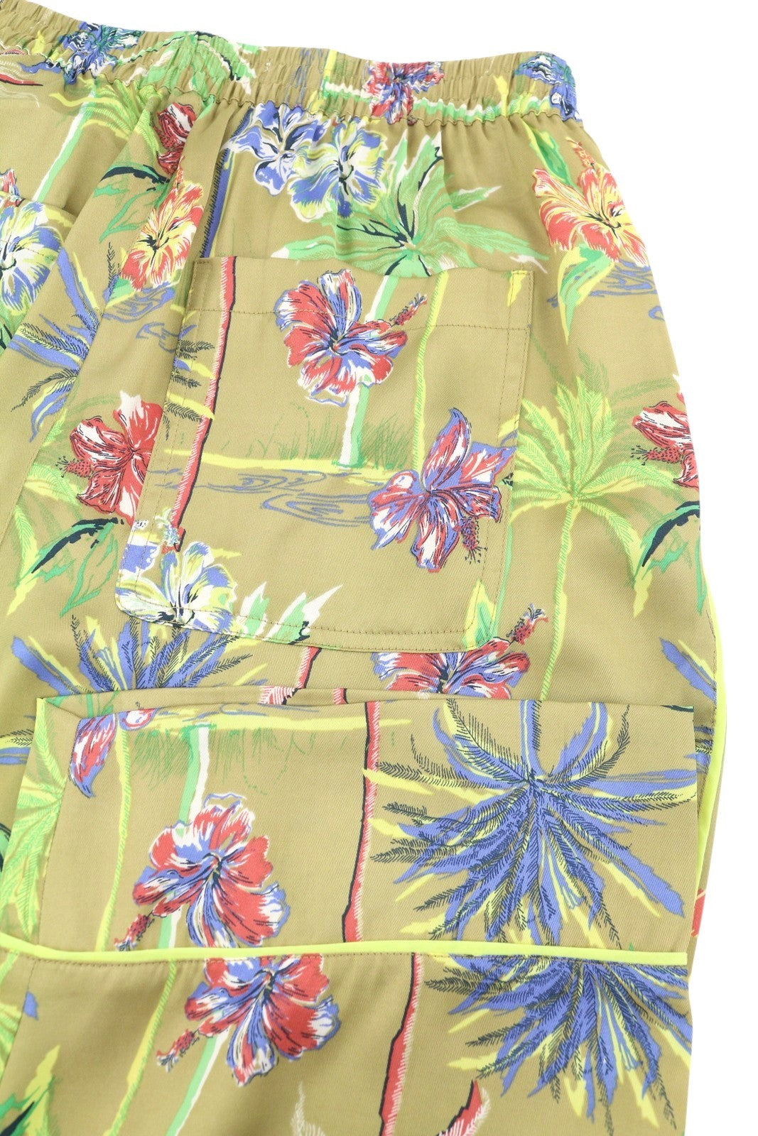Multicoloured Polyester Trousers
