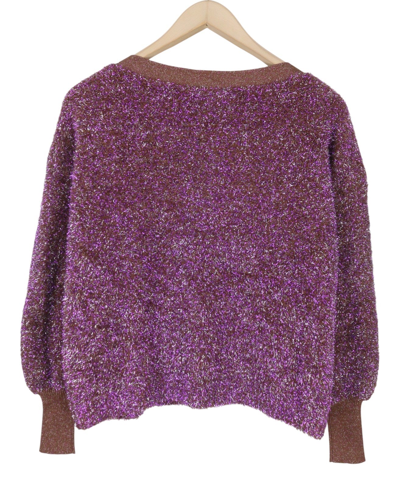 Burgundy Viscose Jumper