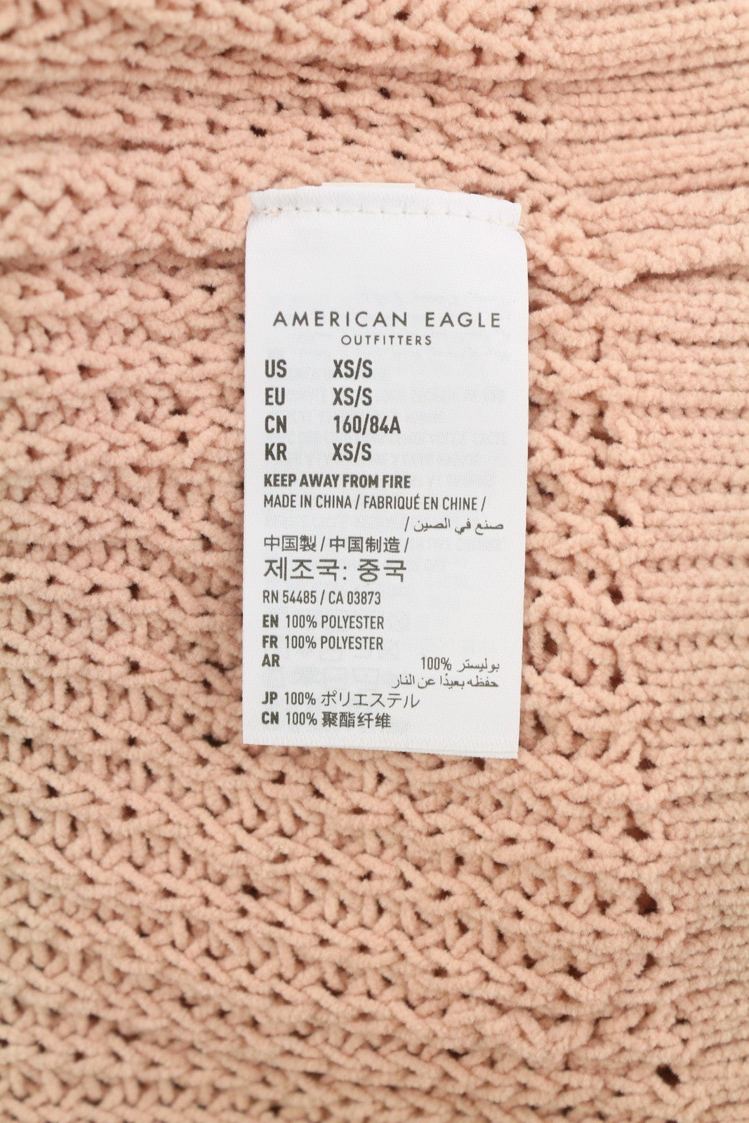 Pink Polyester Jumper