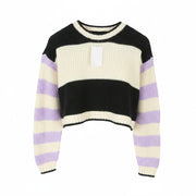 AMERICAN EAGLE OUTFITTERS Women Jumper S Cropped Oversized Crew Neck Knit