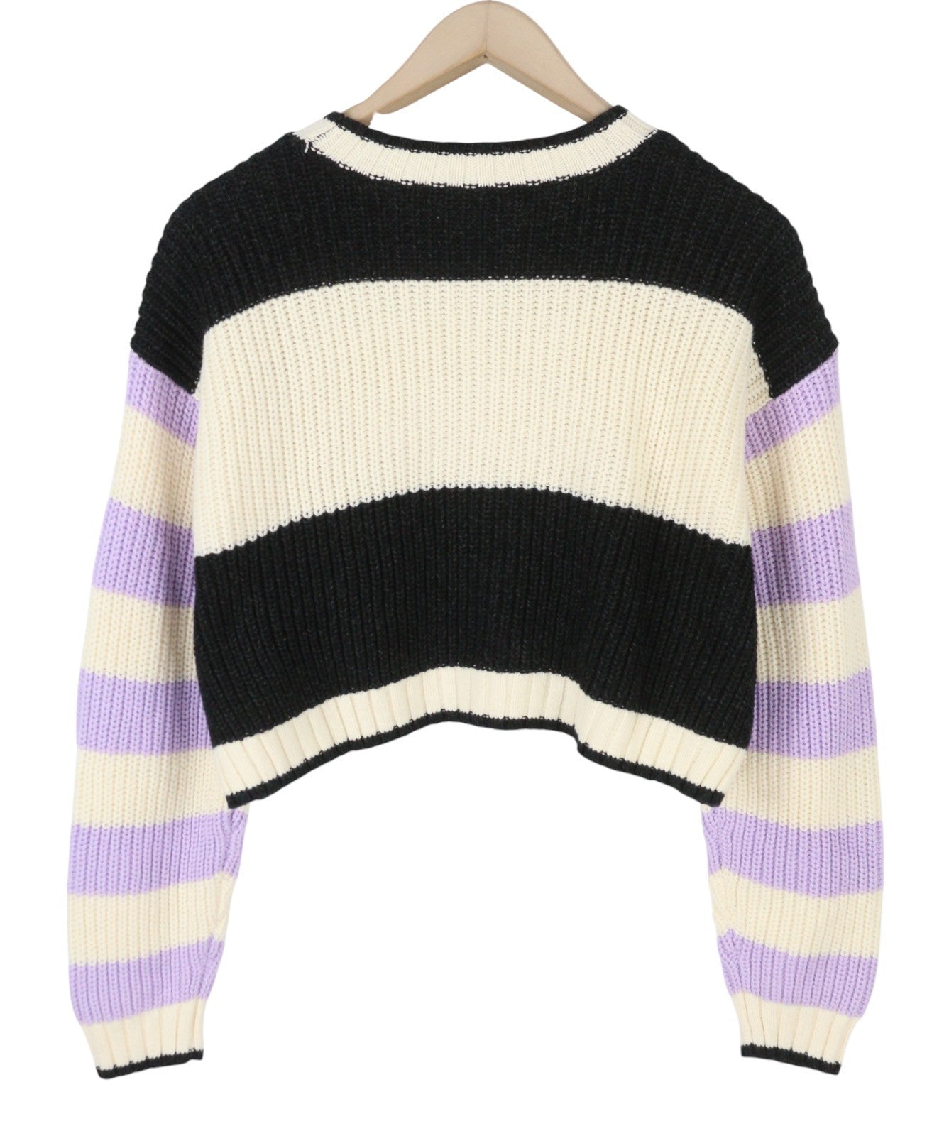 AMERICAN EAGLE OUTFITTERS Women Jumper S Cropped Oversized Crew Neck Knit
