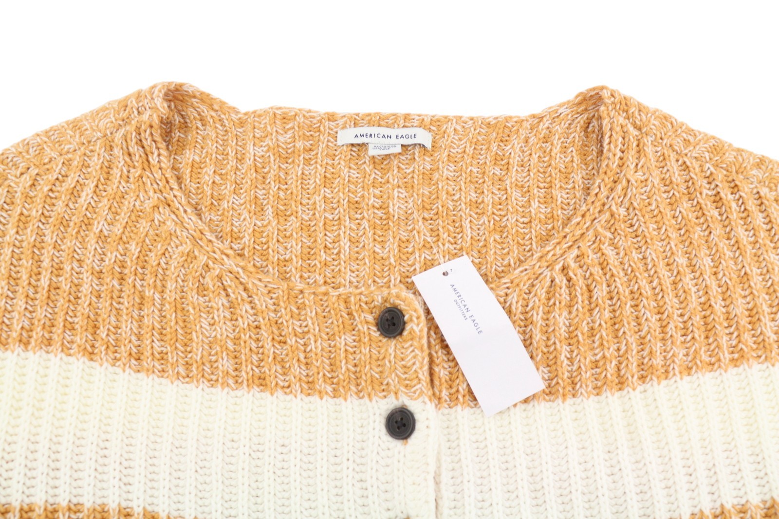 AMERICAN EAGLE OUTFITTERS Women Jumper XL Melange Stripe Oversized Knit