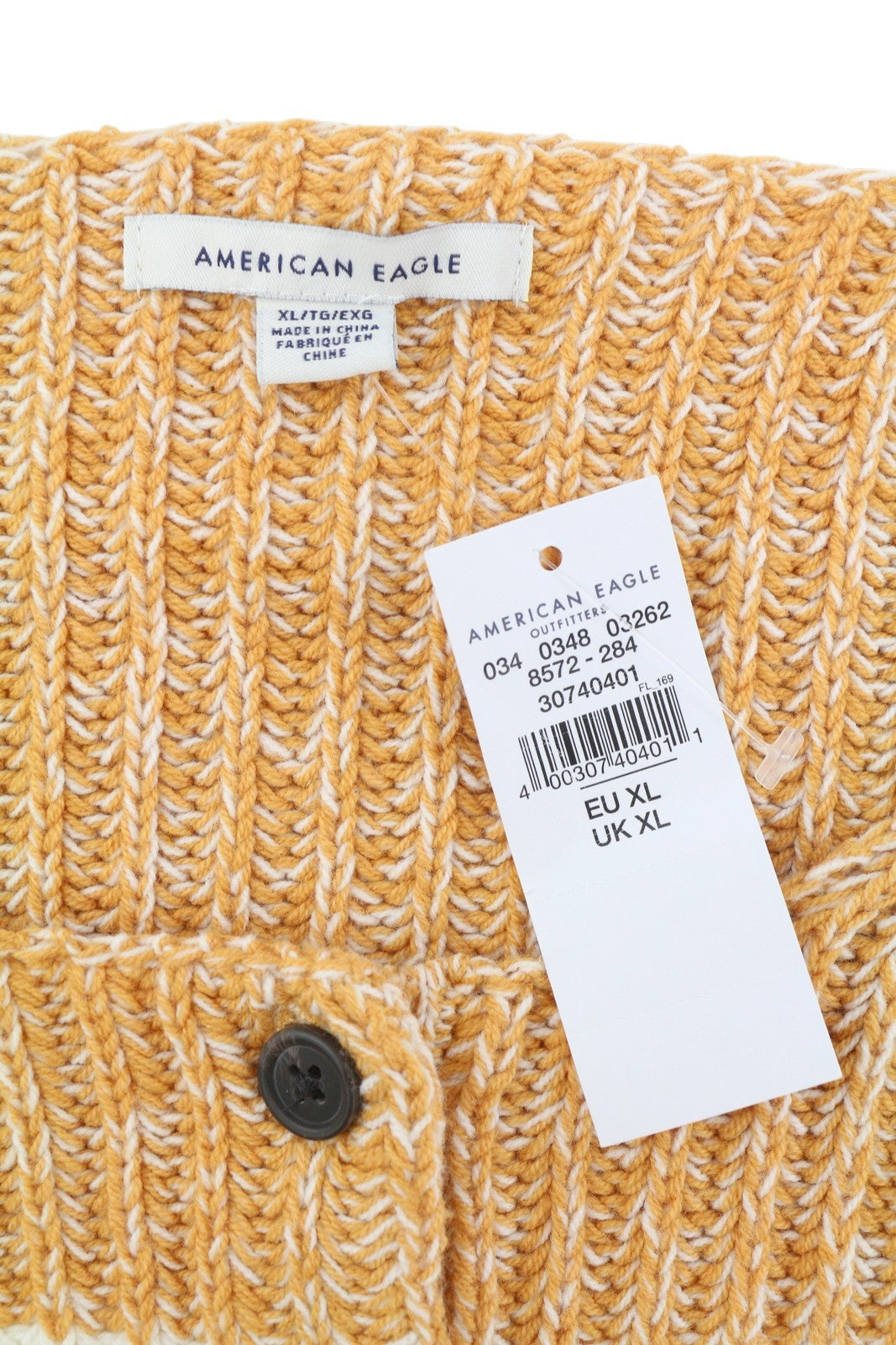 AMERICAN EAGLE OUTFITTERS Women Jumper XL Melange Stripe Oversized Knit