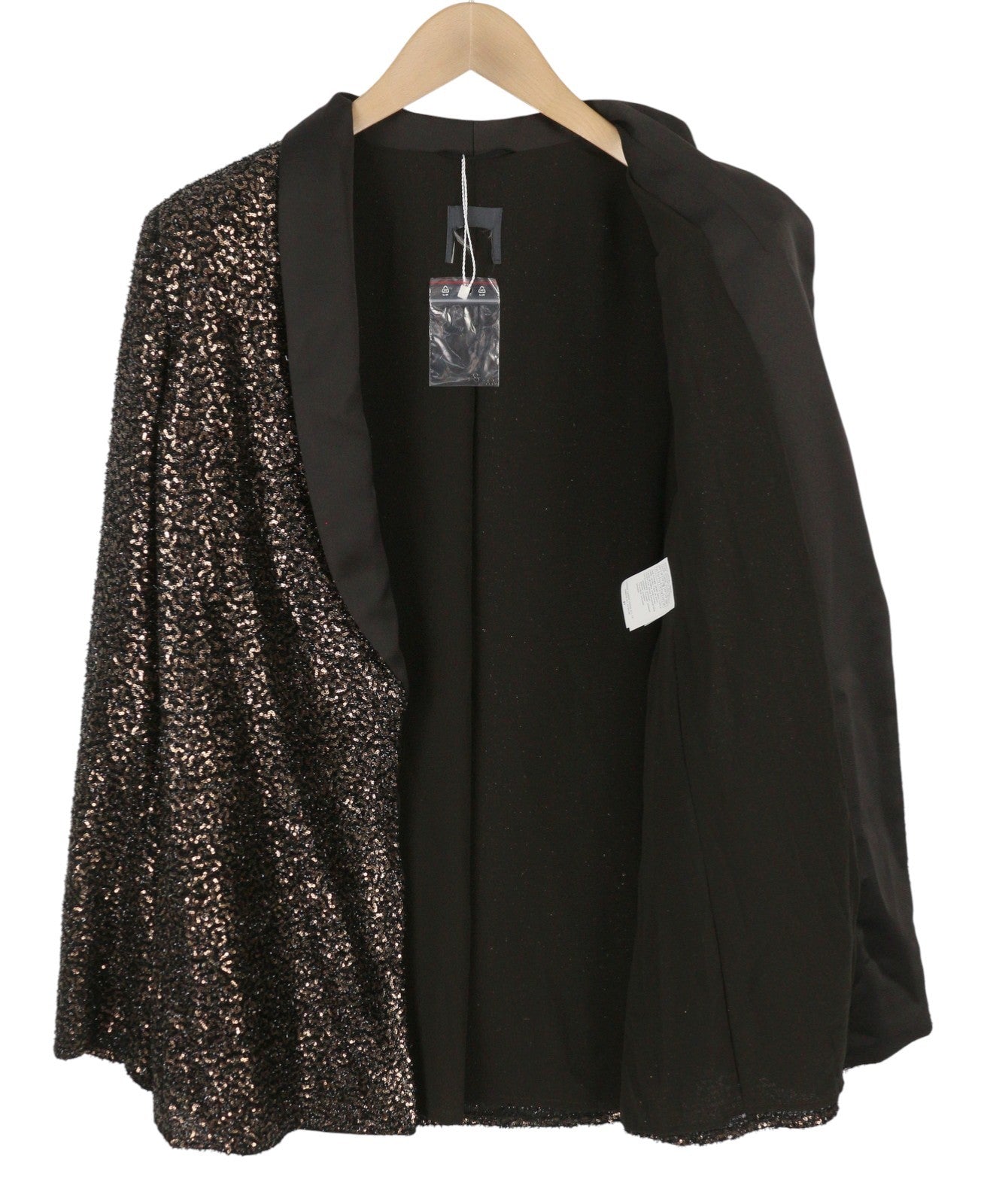 Brown Polyester Blazer
