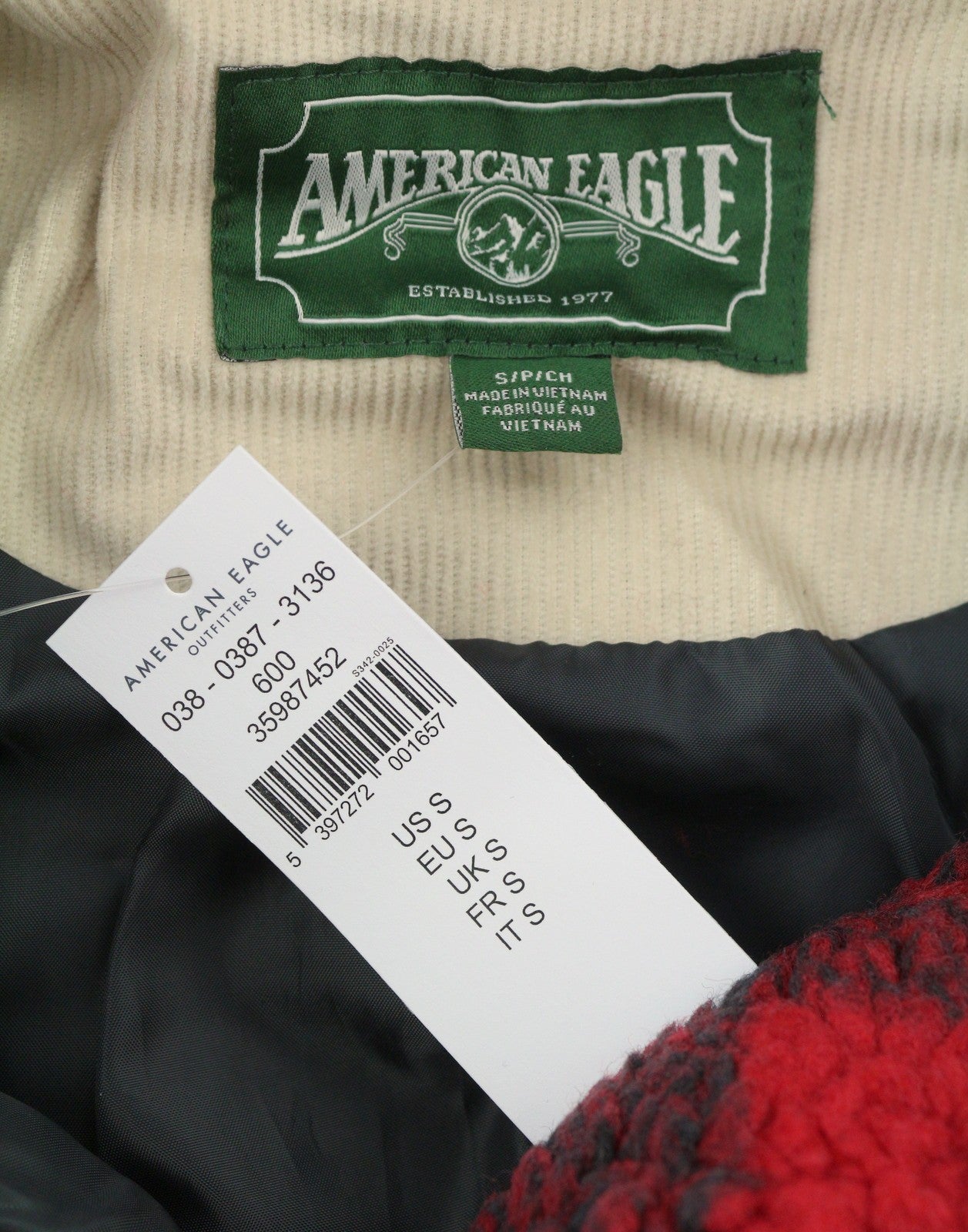 Red Polyester Jacket