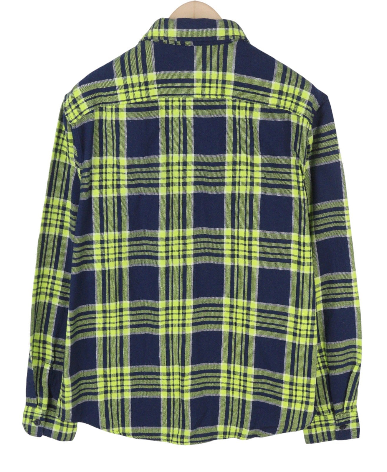 Blue Cotton Button-Up