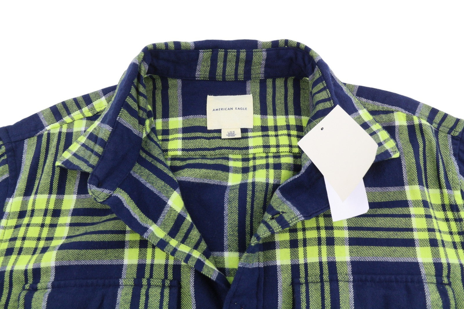 Blue Cotton Button-Up