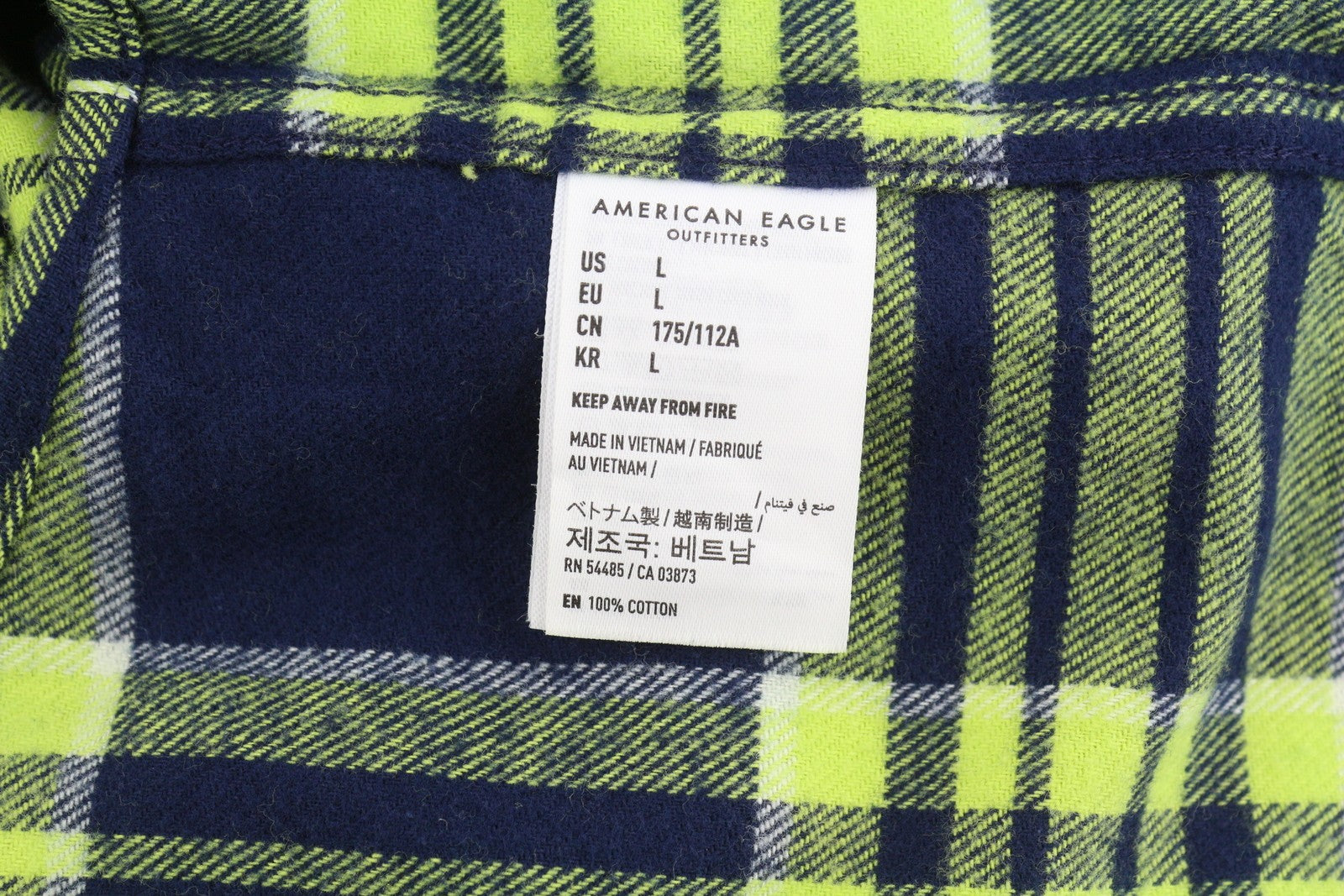 Blue Cotton Button-Up