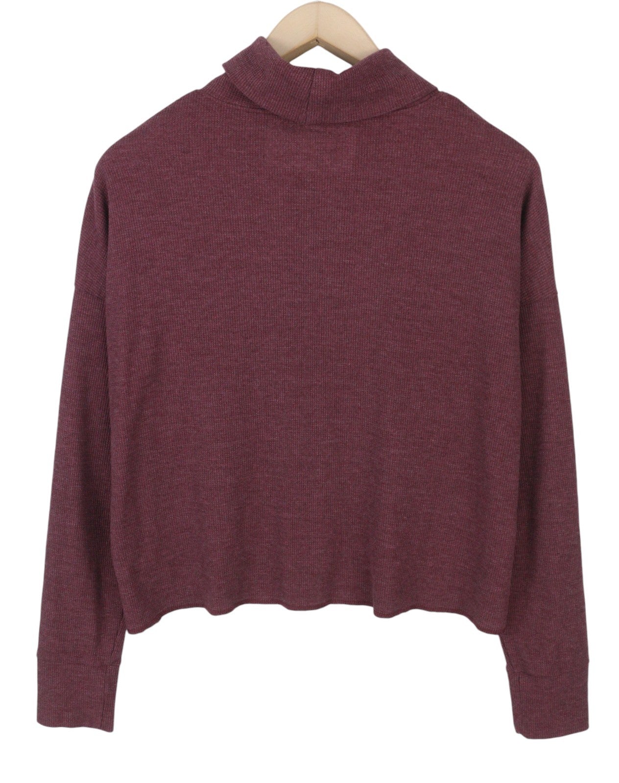 Burgundy Cotton Sweatshirt