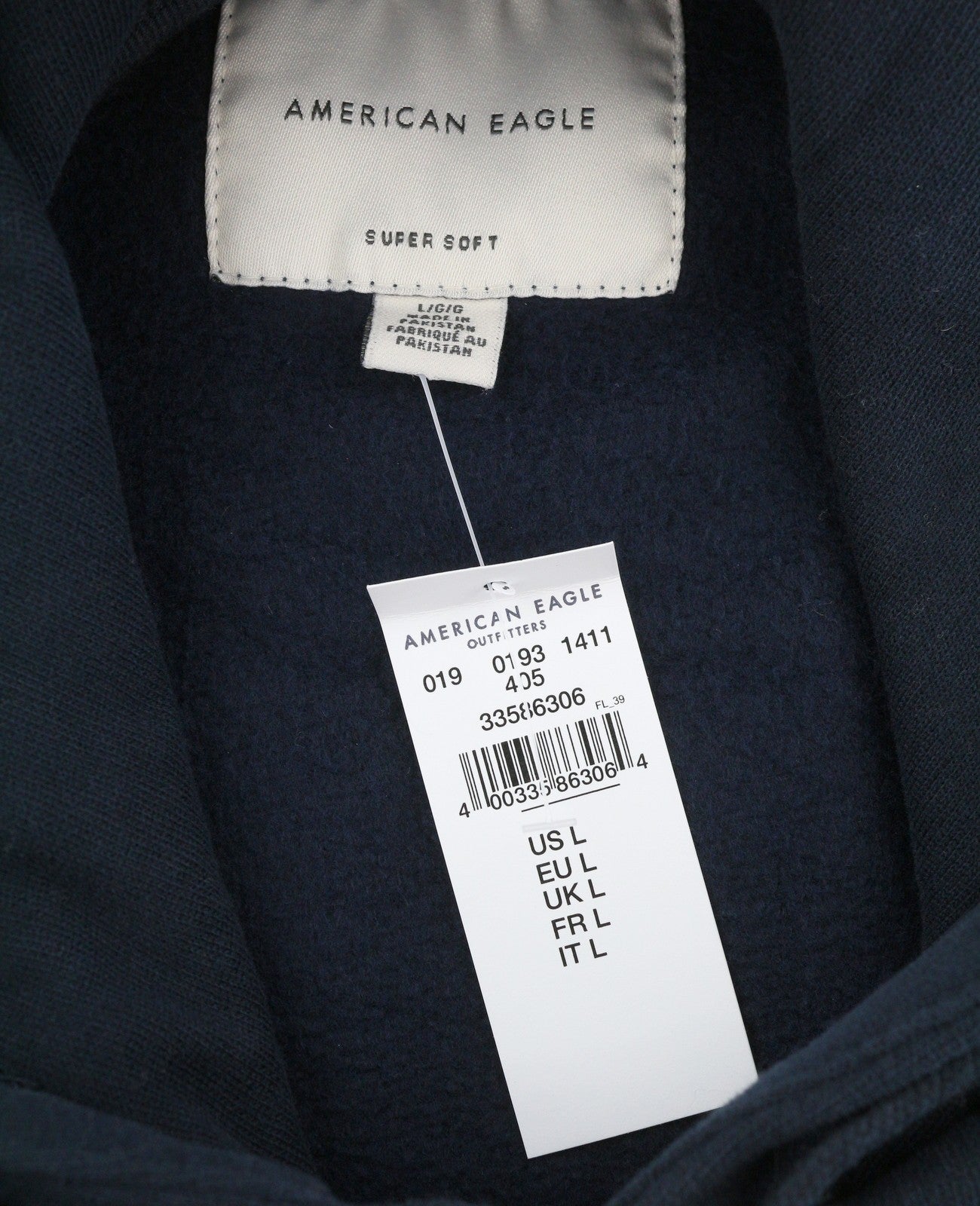 Blue Cotton Hoodie