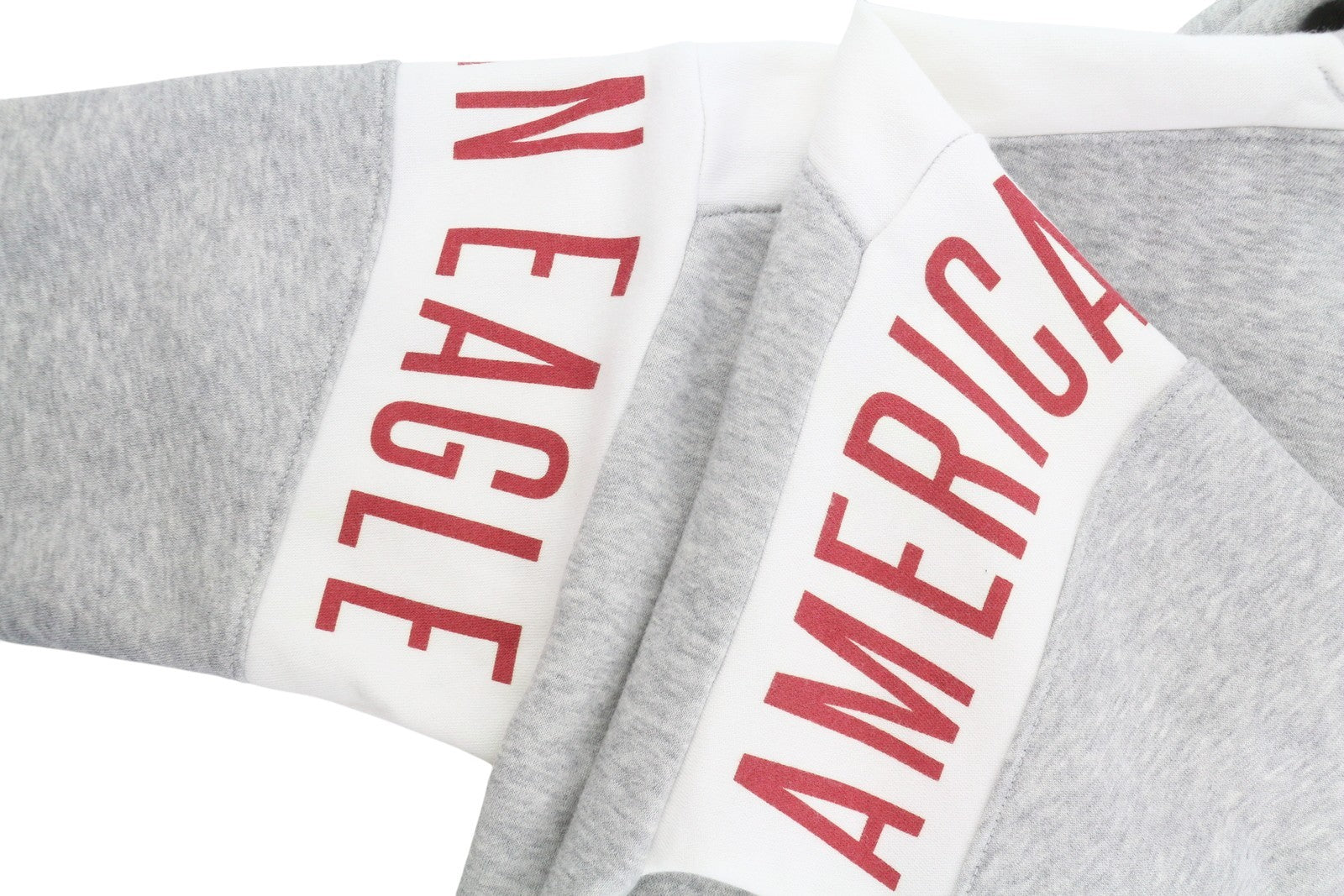 AMERICAN EAGLE OUTFITTERS Women Hoodie 2XS Grey Melange Kangaroo Pull On