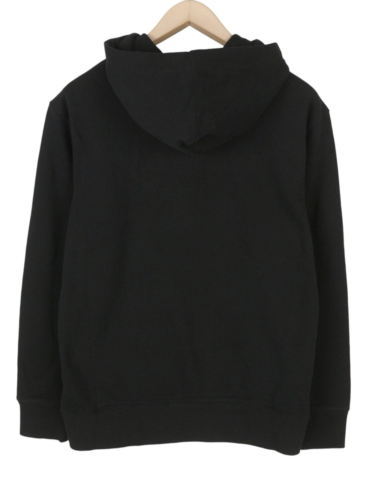 Black Cotton Hoodie
