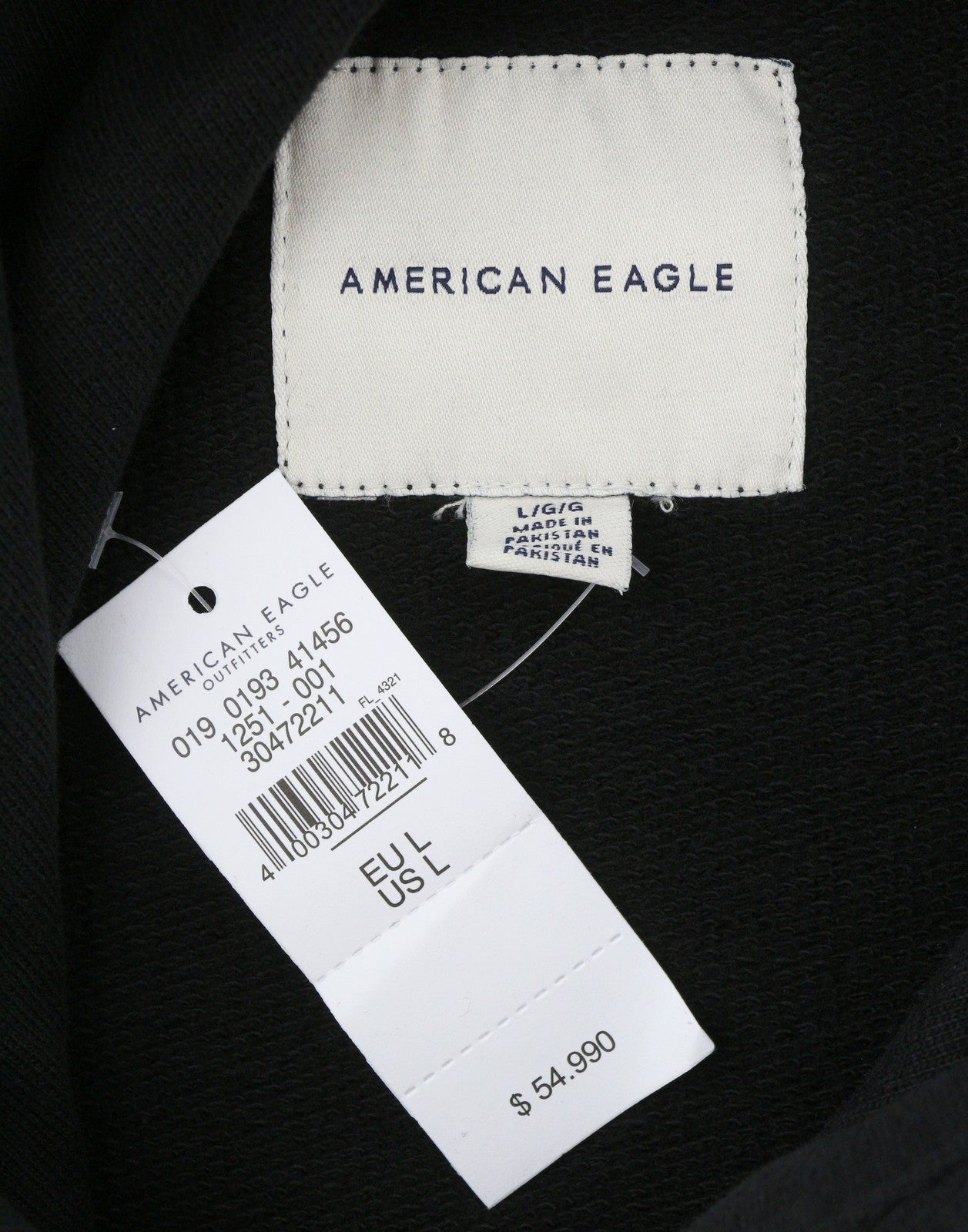 Black Cotton Hoodie
