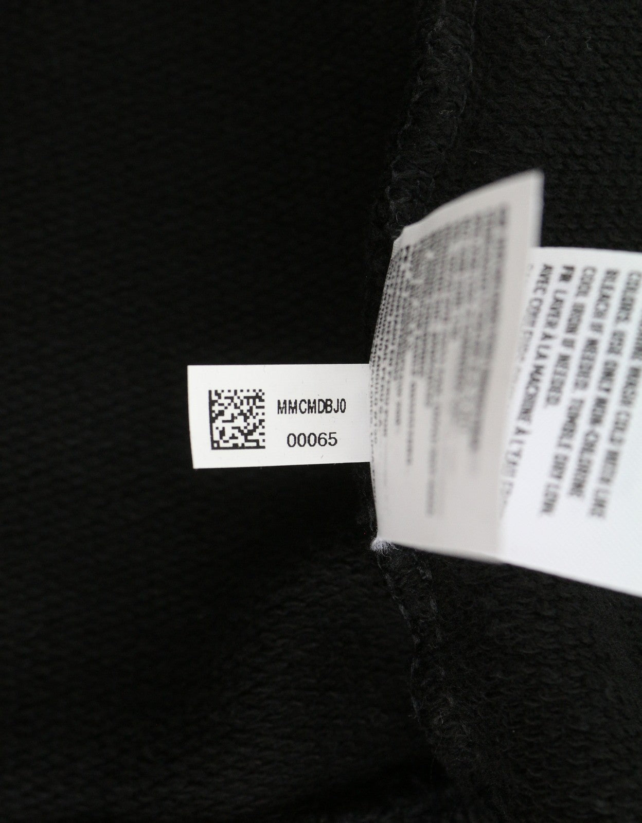 Black Cotton Hoodie