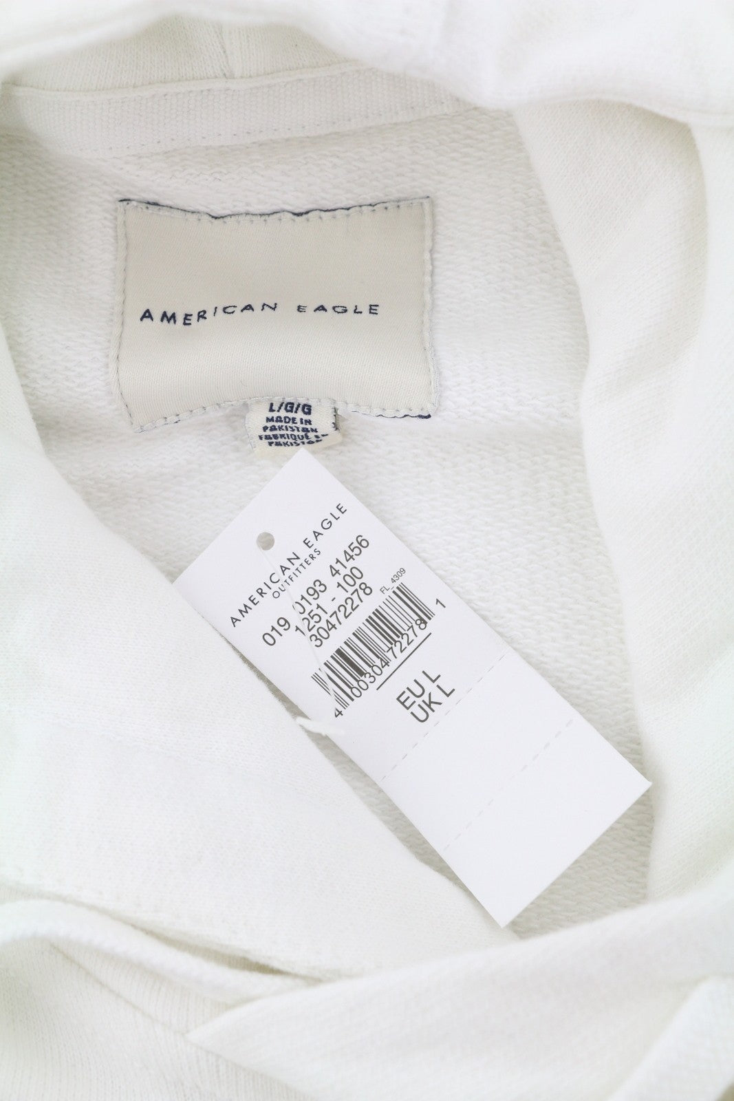 White Cotton Hoodie