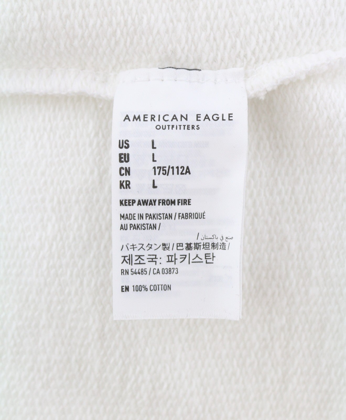 White Cotton Hoodie