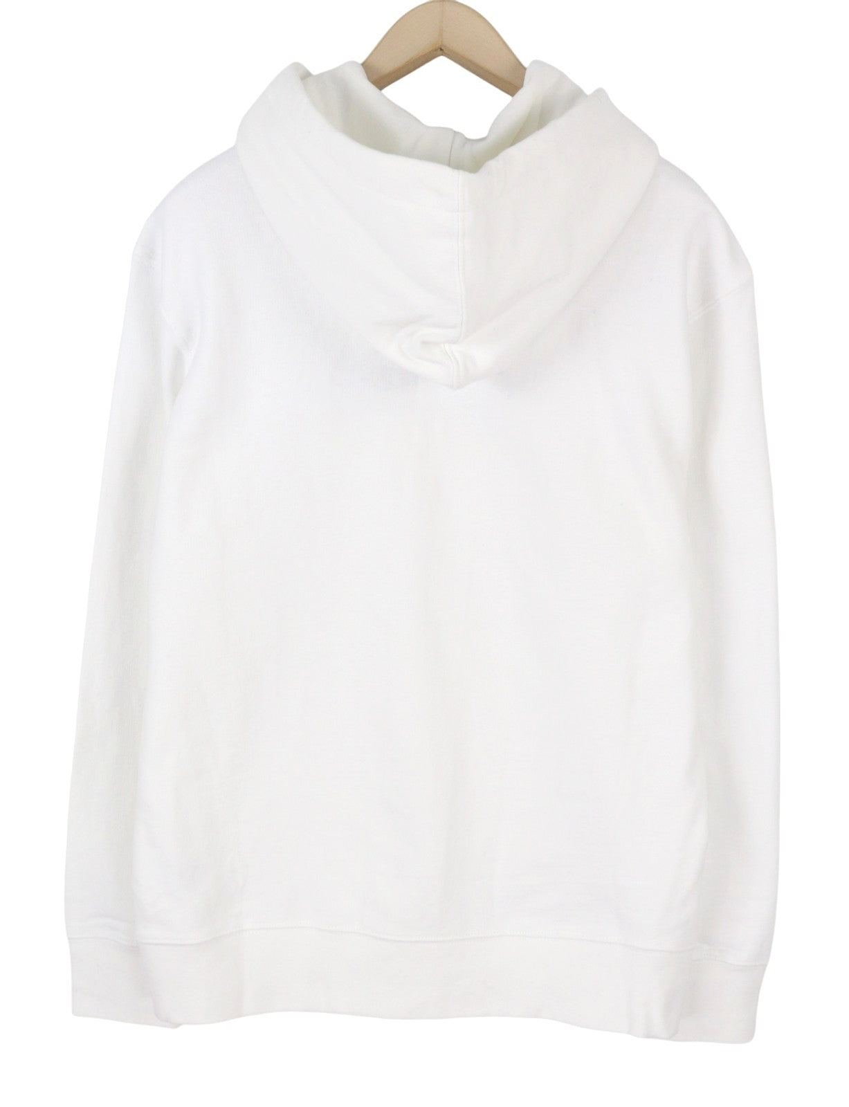 White Cotton Hoodie