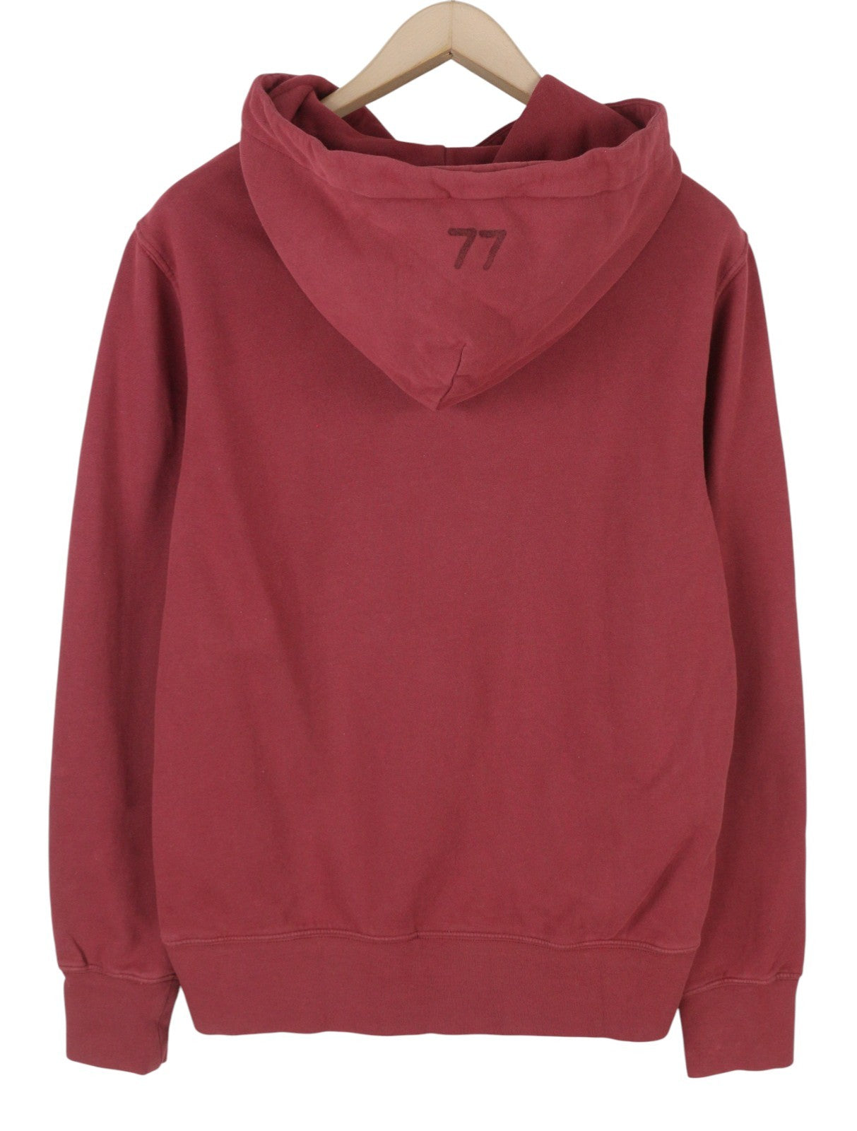 Red Cotton Hoodie