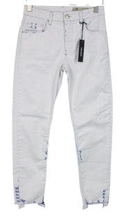 DIESEL Neekhol 003W7 Women Jeans W25/L32 Blue Stretch Regular Straight Distress