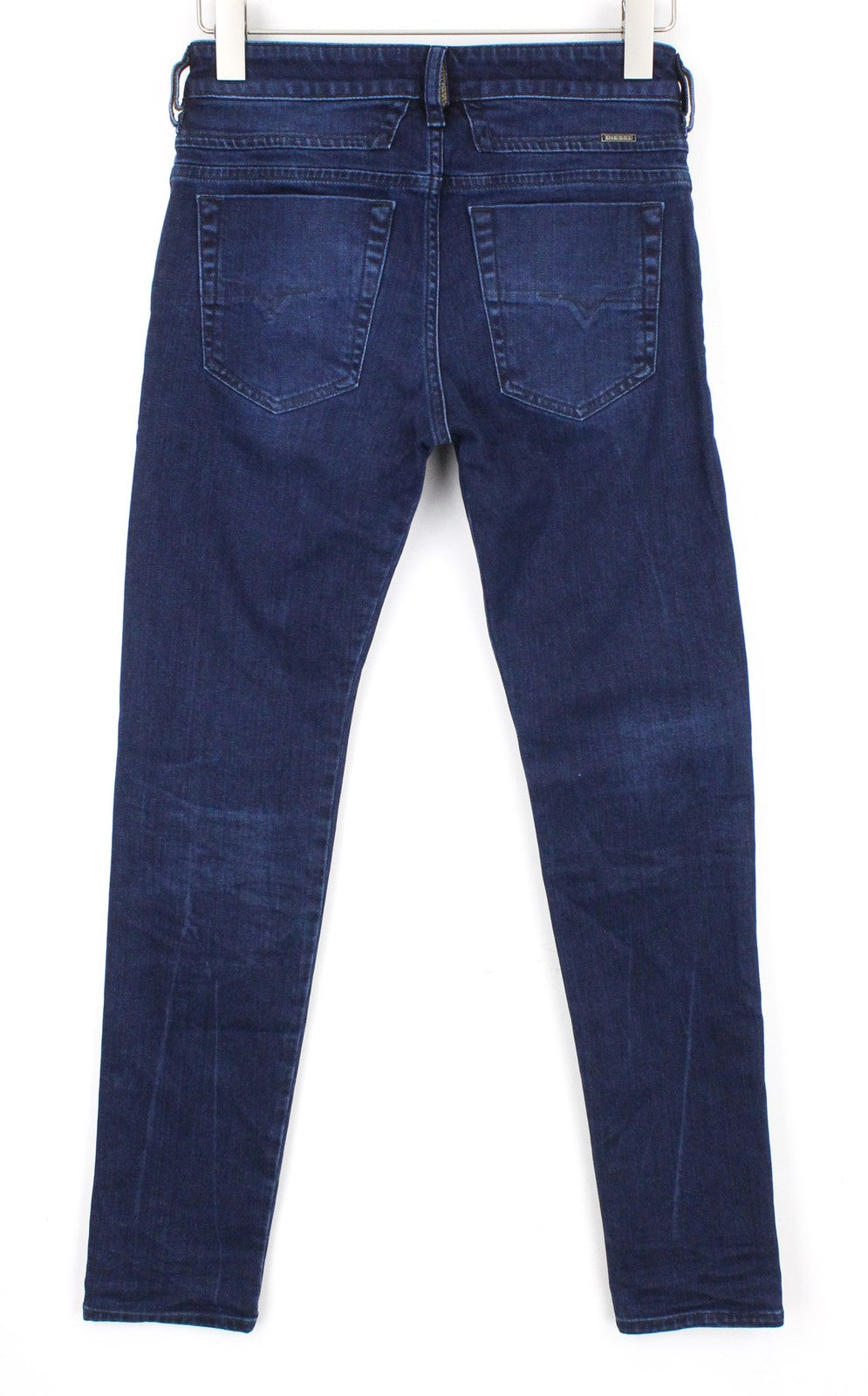 DIESEL D-Bazer 083AT Men Jeans W26/L32 Mid Blue Stretch Tapered Fit Button-Fly