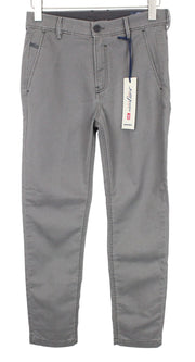 DIESEL Slim-Chino-M-NE 0685E Men Trousers W28 Grey Stretch Jogg Sweat Slim Cut