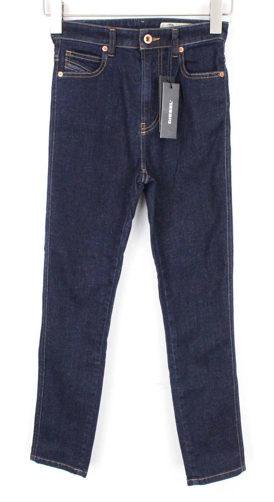DIESEL Babhila-High 069CF Women Jeans W23/L30 Girls Slim-Skinny Blue Stretch