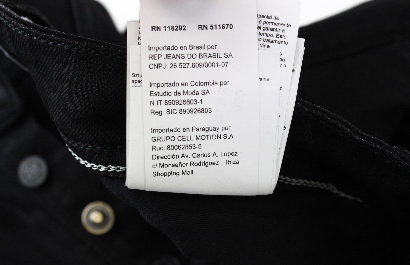REPLAY Grover Men Jeans W30/L30 Straight Fit Black Cotton Blend Stretch Selvedge