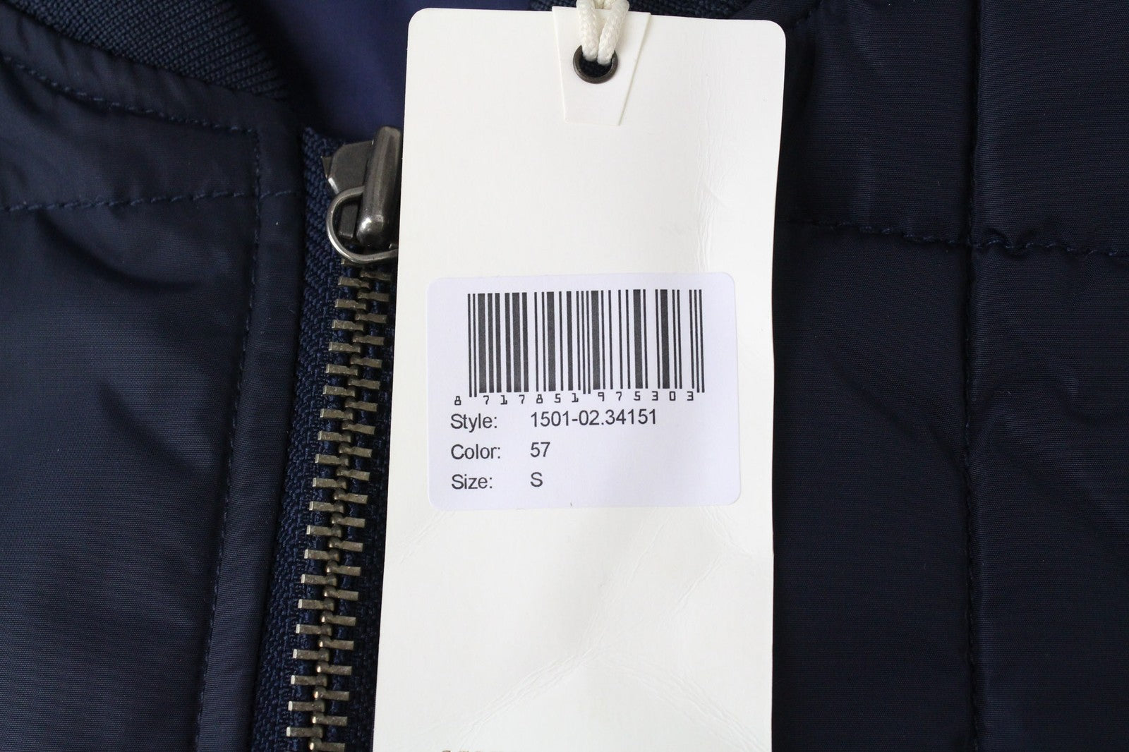 SCOTCH & SODA Ams Couture Men Jacket S Blue Sleeveless Zip Padded Lined Gilet