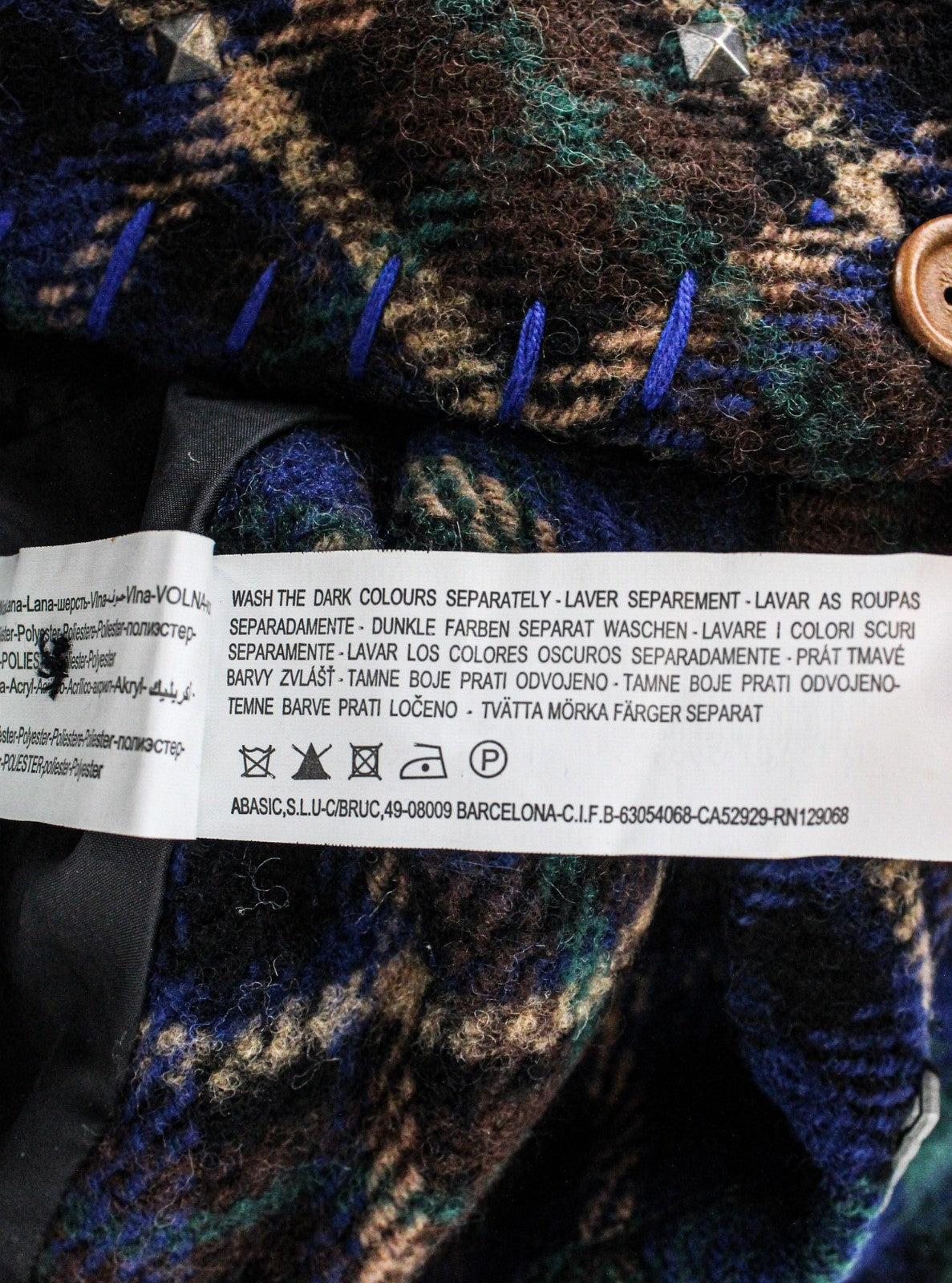 Blue Wool Jacket