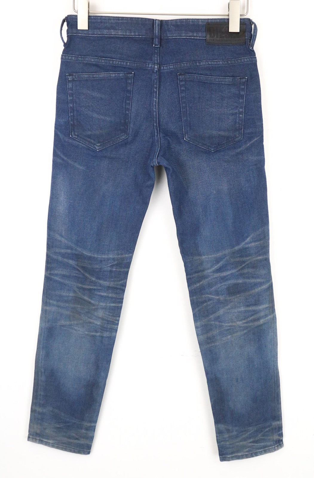 DIESEL D-Rifty 0870I Women Jeans W26/L32 Blue Stretch Slim Fit Low Waist Zipped