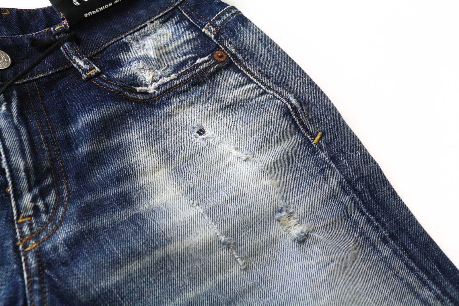 DIESEL D-Rifty 0092I Women Jeans W23/L30 Low Rise Distressed Girls Blue Slim