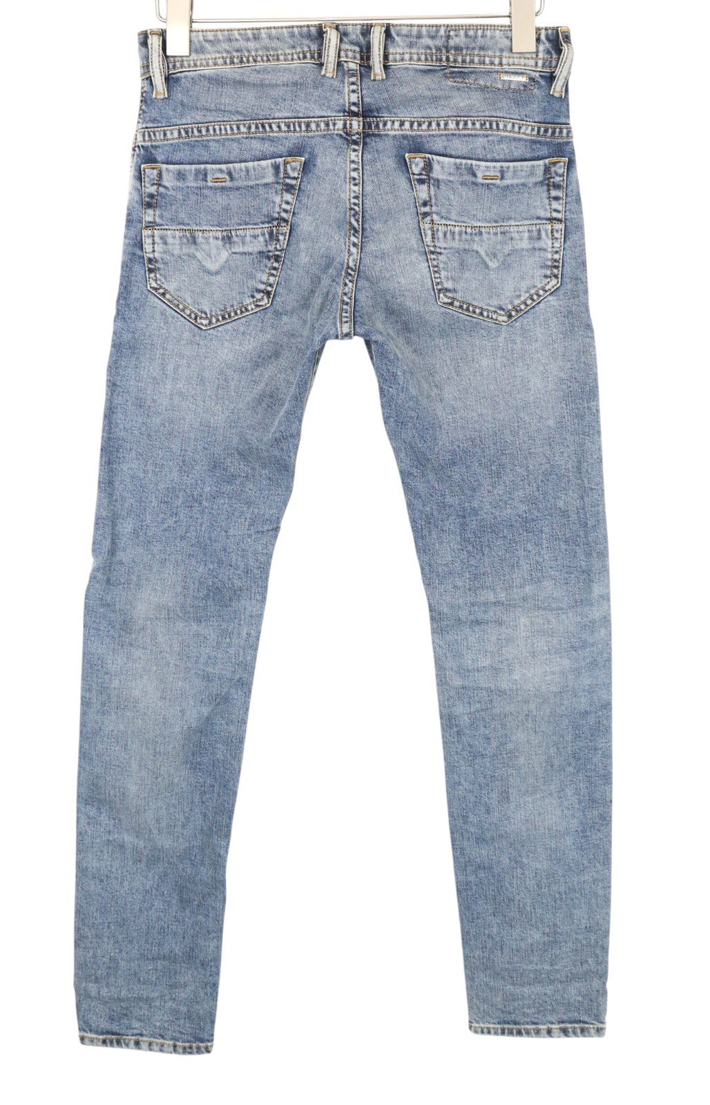 DIESEL Thommer 084UX Men Jeans W27/L32 Mid Blue Stretch Slim Skinny Boys Zipped