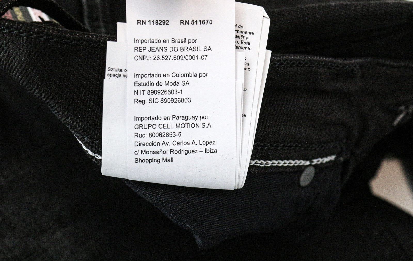 REPLAY Grover Men Jeans W29/L30 Black Stretch Straight Fit Selvedge Buttoned