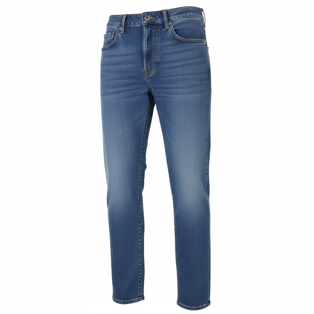 DIESEL 2020 D-Viker 0GYCT Men Jeans W30/L32 Blue Washed Straight Regular