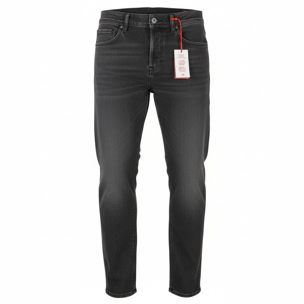 DIESEL 2023 D-Finitive 09F84 Men Jeans W30/L32 Grey Aged Fade Tapered