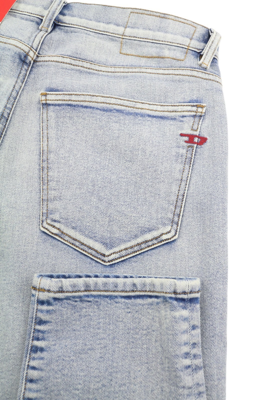 DIESEL 2019 D-Strukt 09C08L Men Jeans W30/L32 Blue Fade Slim Zip Fly