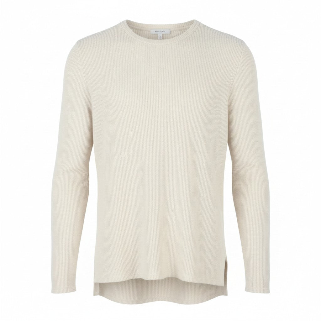 AMERICAN EAGLE OUTFITTERS Men Sweatshirt 2XL Light Cream Soft Crew Pull On