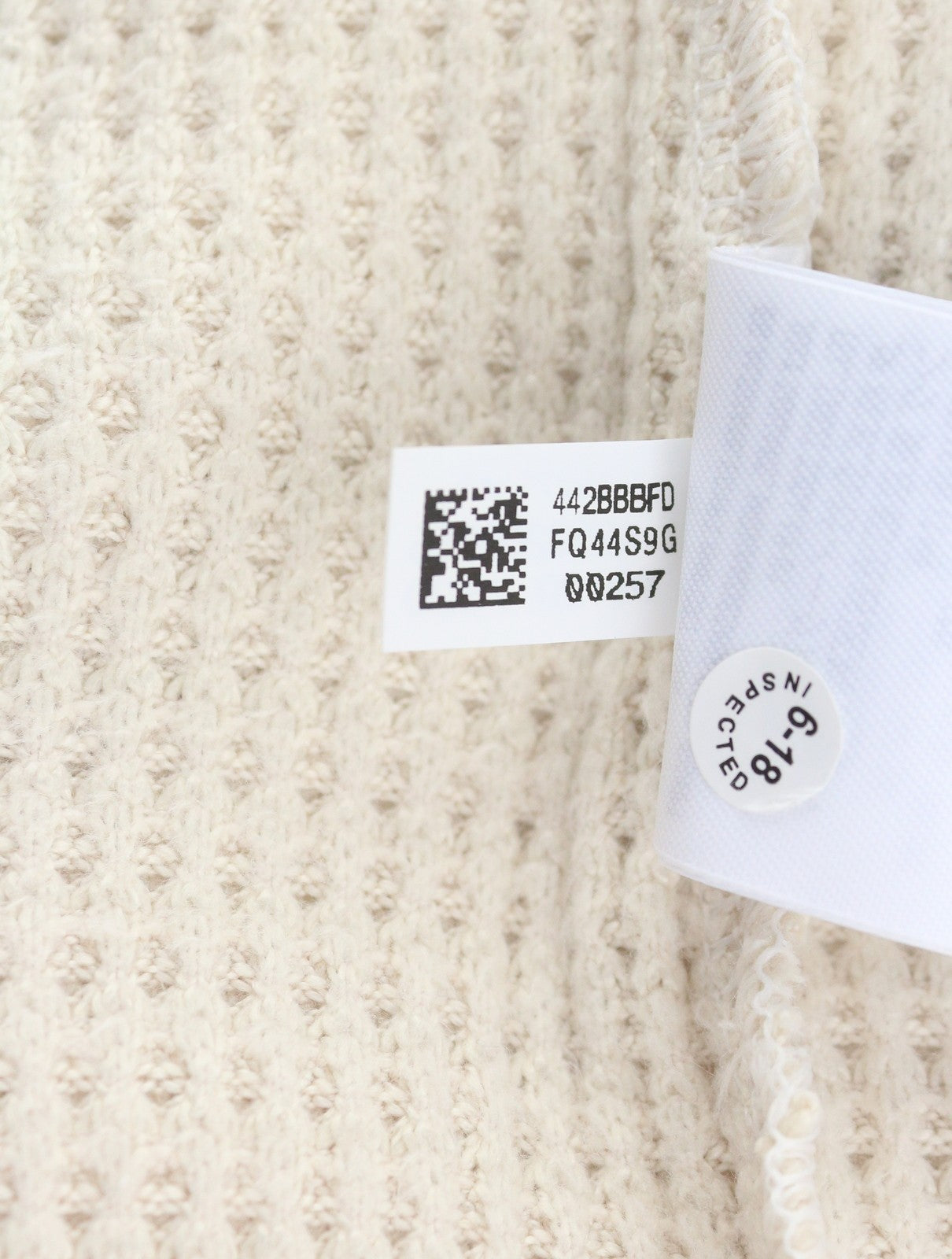 Beige Polyester Sweatshirt