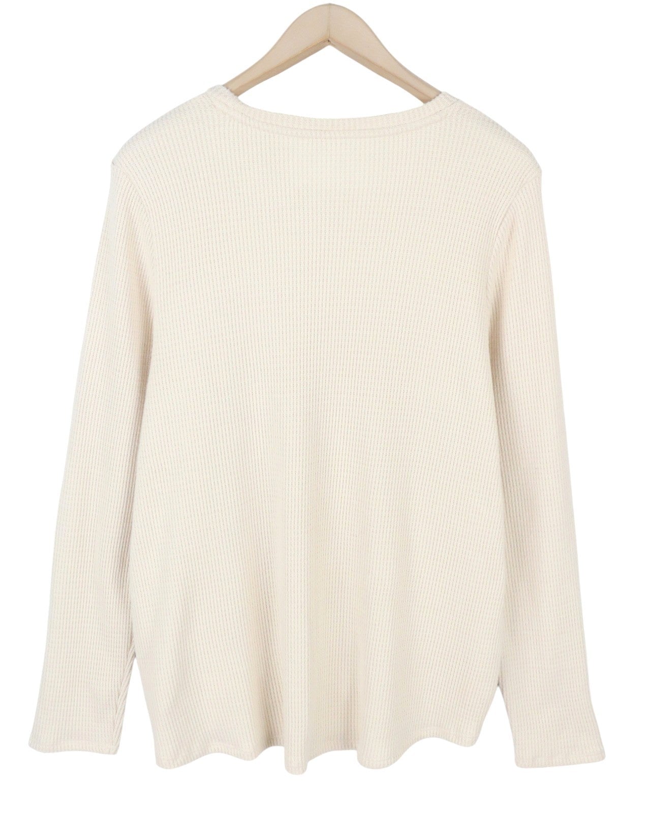 Beige Polyester Sweatshirt