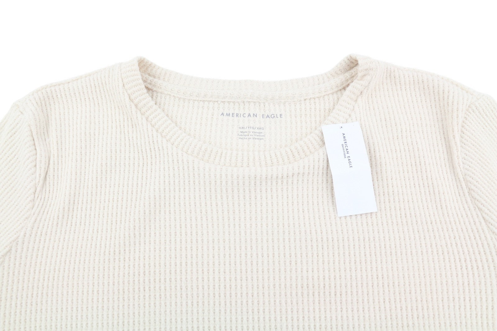 Beige Polyester Sweatshirt