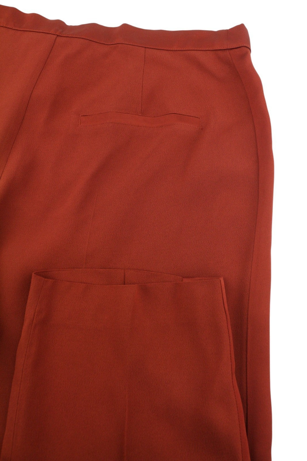 Red Acetate Trousers